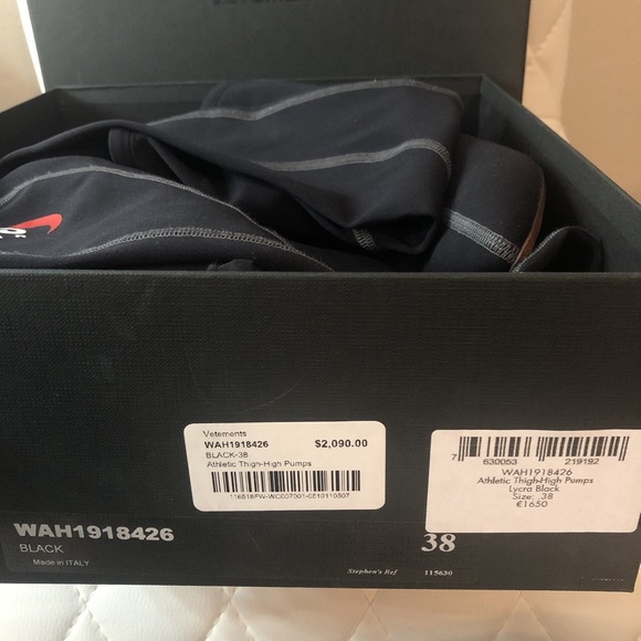 Vetements Thigh-High Boots - Picture 4 of 4